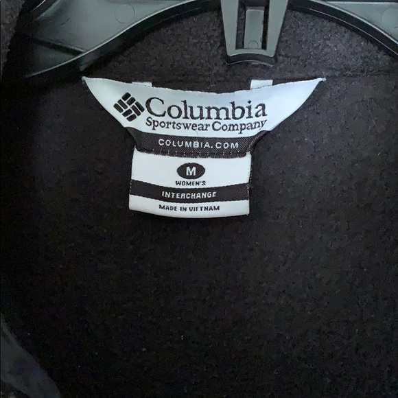 Columbia Women’s M Black Fleece Interchange Jacket - Picture 3 of 5